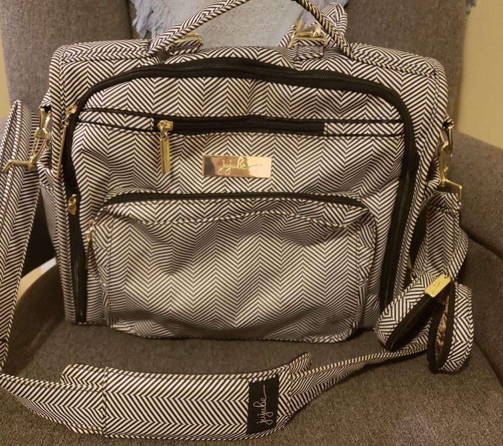 JuJuBe BFF Diaper Bag & Matching Paci Pod